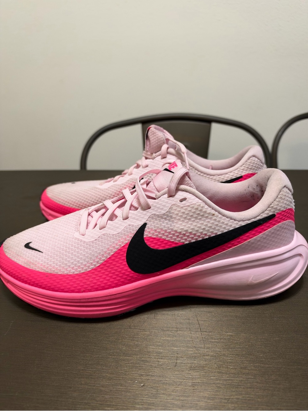 Nike Women’s Pink and Black Running Sneakers